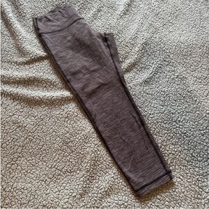 Lululemon grey/black crop Leggings size 12
